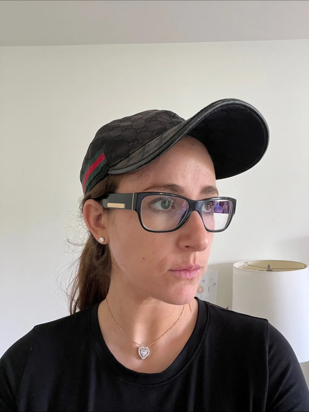 Dolce & Gabbana Black Rectangular Optical Glasses with Gold